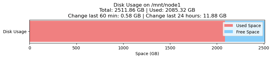 Disk Usage Node 1